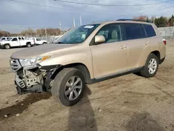 Toyota salvage cars for sale: 2011 Toyota Highlander Base