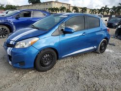 Salvage cars for sale at Opa Locka, FL auction: 2013 Toyota Yaris