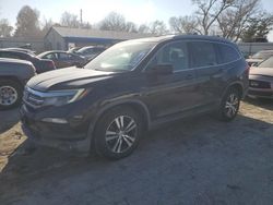 Salvage cars for sale at Wichita, KS auction: 2016 Honda Pilot Exln