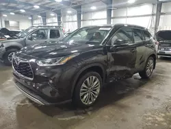 Toyota salvage cars for sale: 2020 Toyota Highlander Platinum