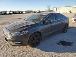 Salvage cars for sale at Kansas City, KS auction: 2017 Ford Fusion SE