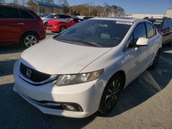 Salvage cars for sale at Spartanburg, SC auction: 2013 Honda Civic EXL