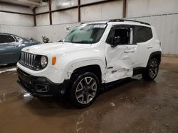 Salvage cars for sale at Lansing, MI auction: 2018 Jeep Renegade Latitude