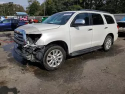 Toyota salvage cars for sale: 2011 Toyota Sequoia Platinum