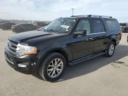 Ford Expedition salvage cars for sale: 2017 Ford Expedition EL Limited