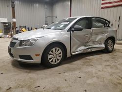 Chevrolet salvage cars for sale: 2011 Chevrolet Cruze LS