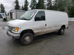 Ford Vehiculos salvage en venta: 2001 Ford Econoline E250 Van