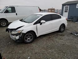 Salvage cars for sale at Antelope, CA auction: 2015 Honda Civic LX