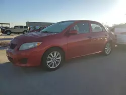 Salvage cars for sale at Wilmer, TX auction: 2010 Toyota Corolla Base