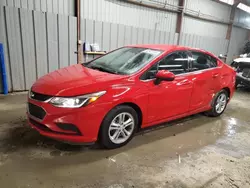 Salvage cars for sale at West Mifflin, PA auction: 2017 Chevrolet Cruze LT