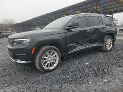 Jeep salvage cars for sale: 2021 Jeep Grand Cherokee L Summit