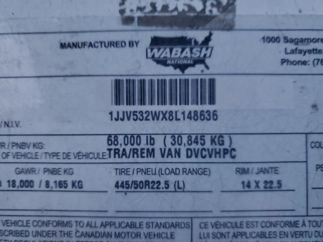 2008 Wabash DRY Van