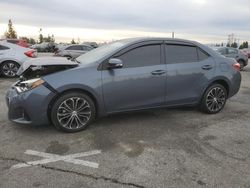 Salvage cars for sale at Rancho Cucamonga, CA auction: 2015 Toyota Corolla L