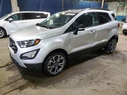 Ford Ecosport salvage cars for sale: 2019 Ford Ecosport SES