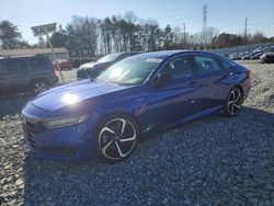 Salvage cars for sale at Mebane, NC auction: 2022 Honda Accord Hybrid Sport