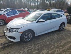 Salvage cars for sale from Copart North Billerica, MA: 2017 Honda Civic LX