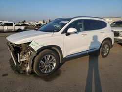 Salvage cars for sale at Bakersfield, CA auction: 2019 Hyundai Santa FE Limited