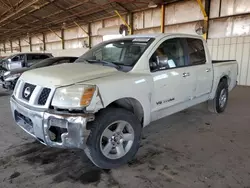 Nissan salvage cars for sale: 2005 Nissan Titan XE