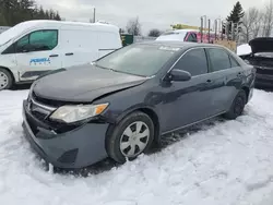 Salvage cars for sale at Bowmanville, ON auction: 2012 Toyota Camry Base