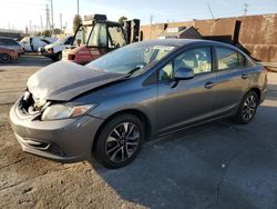 Salvage cars for sale at Wilmington, CA auction: 2013 Honda Civic EX