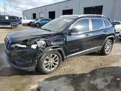 Salvage cars for sale at Jacksonville, FL auction: 2019 Jeep Cherokee Latitude Plus