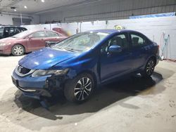 Honda salvage cars for sale: 2015 Honda Civic EX