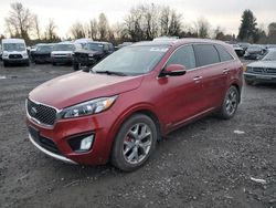 Salvage cars for sale from Copart Portland, OR: 2016 KIA Sorento SX