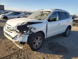 Salvage cars for sale at Kansas City, KS auction: 2010 Hyundai Santa FE SE