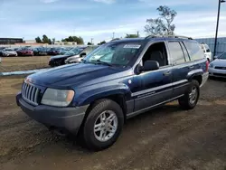 Jeep salvage cars for sale: 2004 Jeep Grand Cherokee Laredo