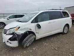 Salvage cars for sale from Copart Appleton, WI: 2014 Toyota Sienna XLE