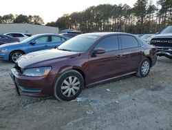 Salvage cars for sale from Copart Seaford, DE: 2012 Volkswagen Passat S