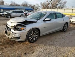 Salvage cars for sale at Wichita, KS auction: 2021 Chevrolet Malibu RS