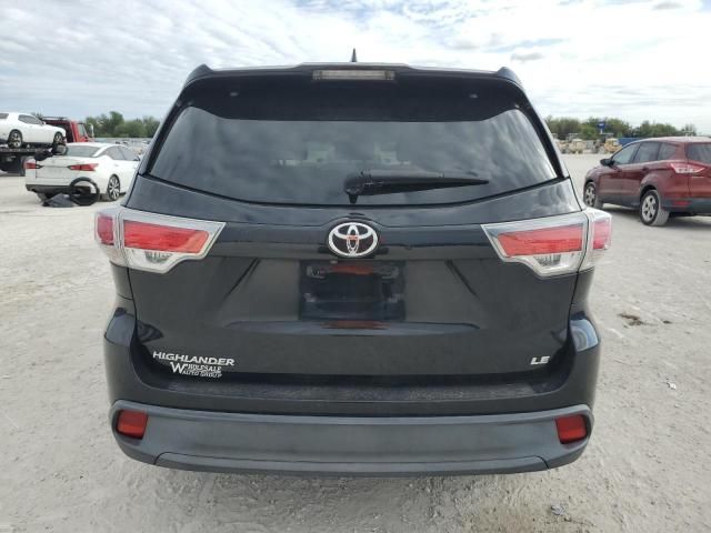 2016 Toyota Highlander LE