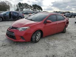 Salvage cars for sale at Loganville, GA auction: 2016 Toyota Corolla L