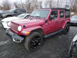 Jeep Vehiculos salvage en venta: 2021 Jeep Wrangler Unlimited Sahara 4XE