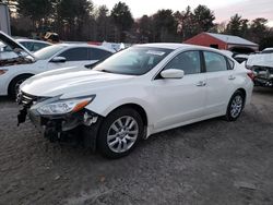 Salvage cars for sale at Mendon, MA auction: 2016 Nissan Altima 2.5