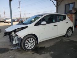 Salvage cars for sale at Los Angeles, CA auction: 2015 Nissan Leaf S