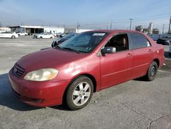 Salvage cars for sale from Copart Sun Valley, CA: 2004 Toyota Corolla CE