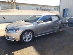 Salvage cars for sale at Albuquerque, NM auction: 2015 Volkswagen Passat SEL