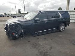 Salvage cars for sale at Miami, FL auction: 2021 Cadillac Escalade ESV Premium Luxury