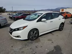 Salvage cars for sale from Copart Van Nuys, CA: 2021 Nissan Leaf SV Plus