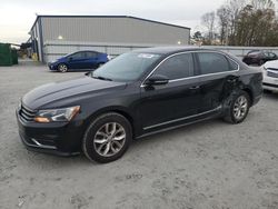 Salvage cars for sale at Gastonia, NC auction: 2016 Volkswagen Passat S