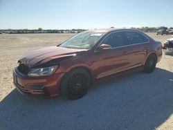 Salvage cars for sale at San Antonio, TX auction: 2016 Volkswagen Passat S