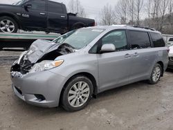 Salvage cars for sale at Hurricane, WV auction: 2017 Toyota Sienna LE