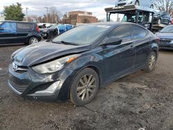 Salvage cars for sale at New Britain, CT auction: 2014 Hyundai Elantra SE