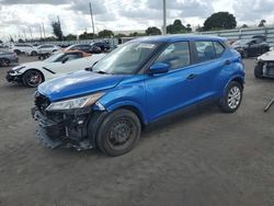 Nissan salvage cars for sale: 2022 Nissan Kicks S