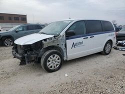 Salvage cars for sale at Kansas City, KS auction: 2019 Dodge Grand Caravan SE