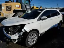 Salvage cars for sale at Montgomery, AL auction: 2020 Ford Edge Titanium