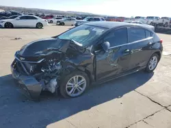 Salvage cars for sale at Grand Prairie, TX auction: 2018 Chevrolet Cruze LT