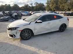 Salvage cars for sale at Ocala, FL auction: 2021 Honda Civic EXL